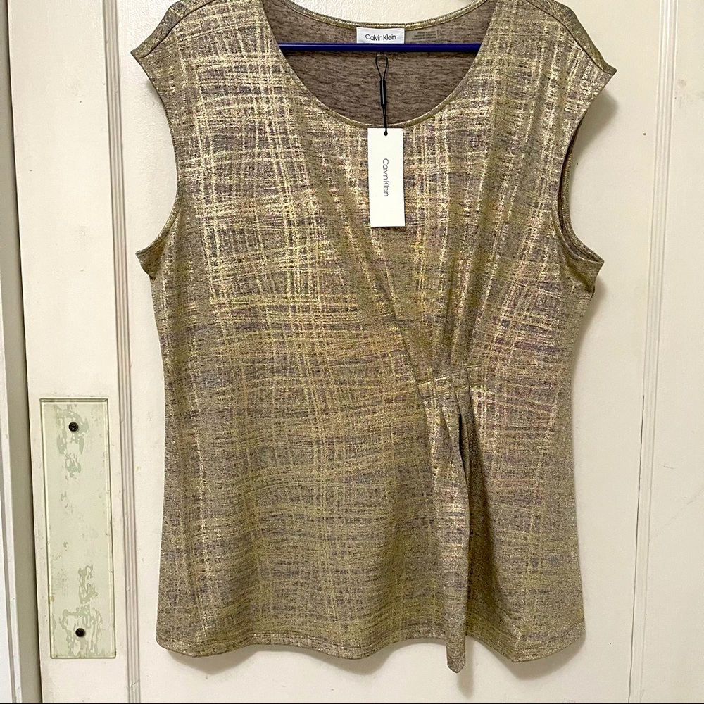 Calvin Klein sleeveless top XL NWT